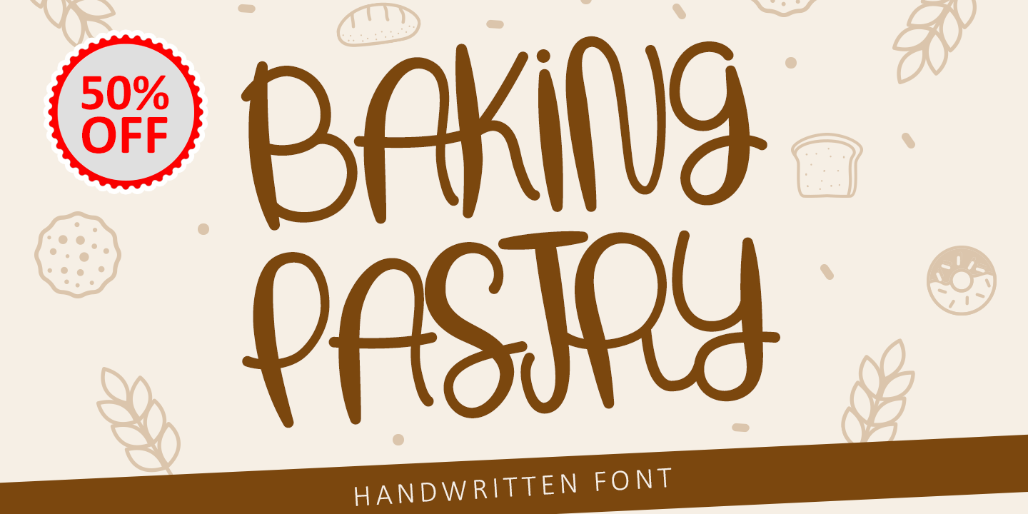 Baking Pastry Regular Font preview